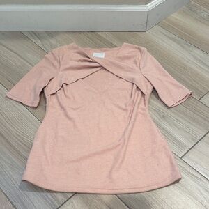 Acler Blush Pink Women's thick knit Blouse us 8